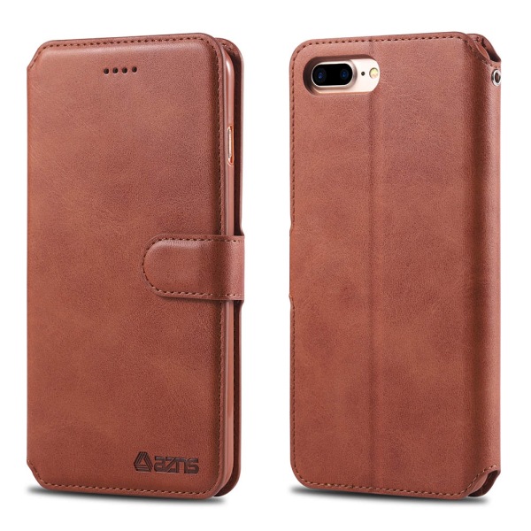 iPhone 7 Plus - Professionelt Yazunshi Wallet Cover Svart