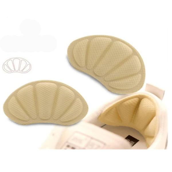 Bekväma Mjuka Hälinlägg Skoinlägg Innersulor Beige