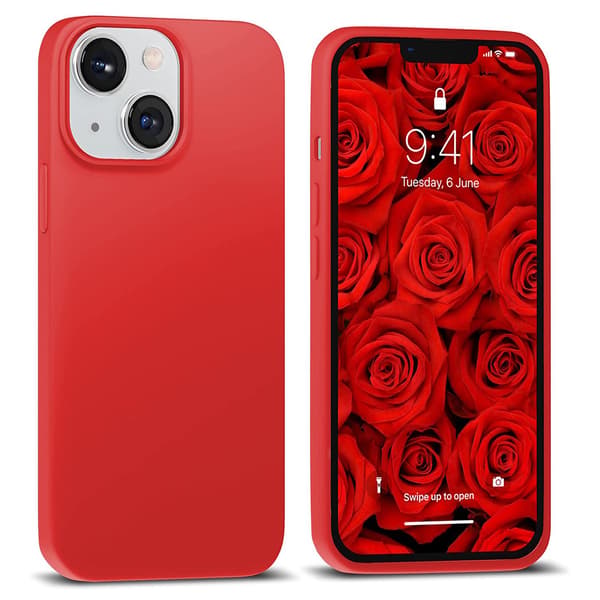 iPhone 14 Plus - Stilsikkert Tunt LEMAN Etui Grön