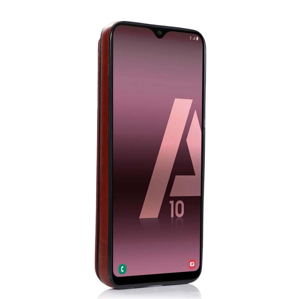 Cover med kortslot - Samsung Galaxy A10 Röd
