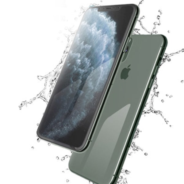 iPhone 11 Pro Max 3-PACK Skærmbeskytter For & Bag 9H Nano-Soft Transparent/Genomskinlig Transparent/Genomskinlig
