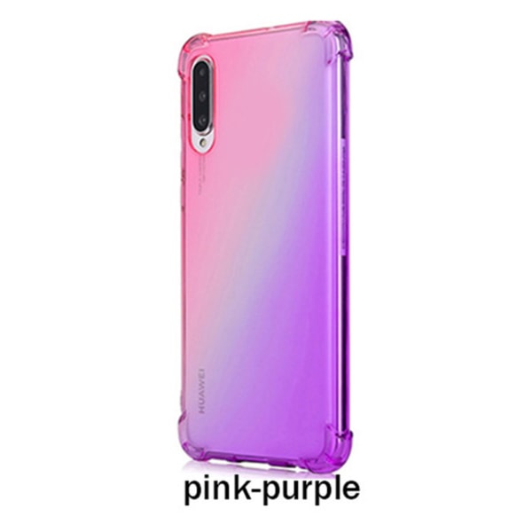 Huawei P30 - Kestävä kulutusta kestävä Floveme-suojus Blå/Rosa