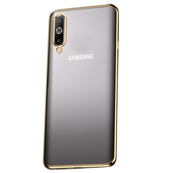 Samsung Galaxy A50 - Tyylikäs suojaava silikonikuori (FLOVEME) Silver