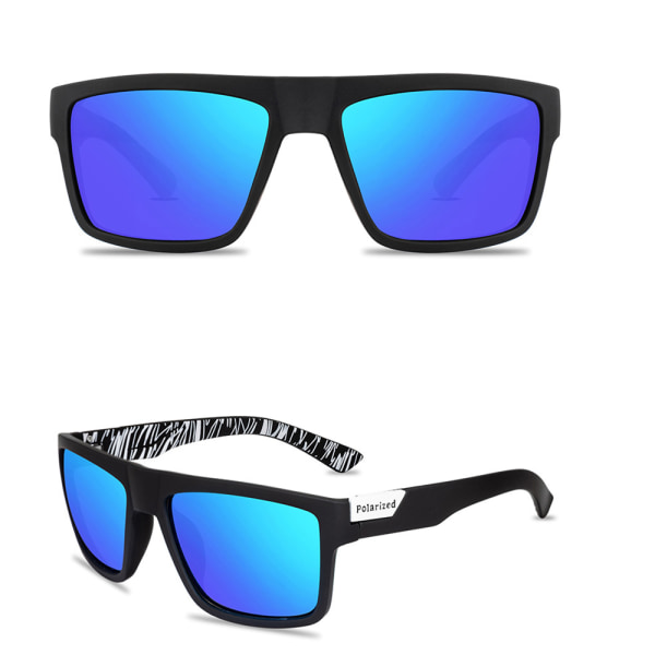 Stilige solbriller (polariserte) Svart/Blå/Grön