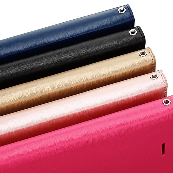 Stilrent Plånboksfodral i Slitstarkt PU-Läder iPhone X/XS Marinblå Marinblå