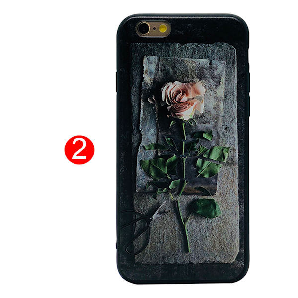 Blommiga Skyddsskal för iPhone 6/6S 2