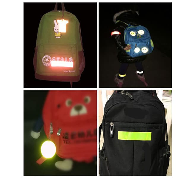 3-PACK Praktiskt Effektfullt Reflex Remsor Fluorescerande Gul