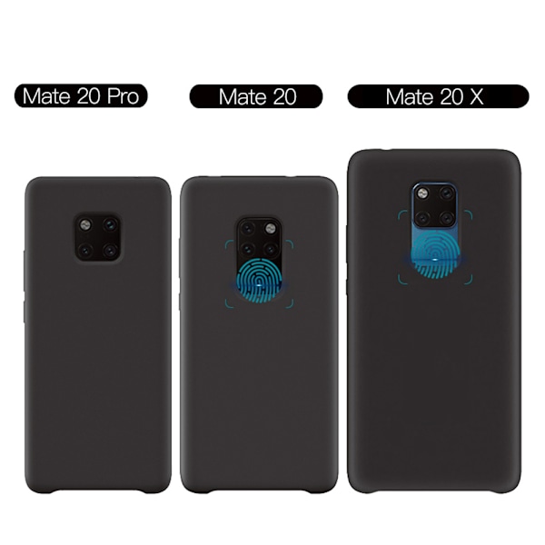 Skyddande Silikonskal (NKOBEE) - Huawei Mate 20 Pro Vit Vit