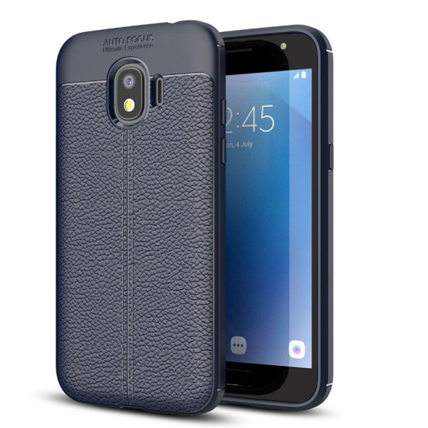 Blødt beskyttende etui fra Auto Focus - Samsung Galaxy J4 2018 Marinblå