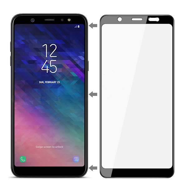 2-PACK MyGuards Skärmskydd - Samsung Galaxy A6 Plus Guld