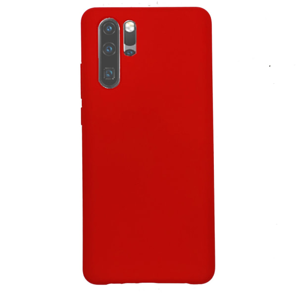 Tyylikäs käytännöllinen silikonikuori - Huawei P30 Pro Röd Röd
