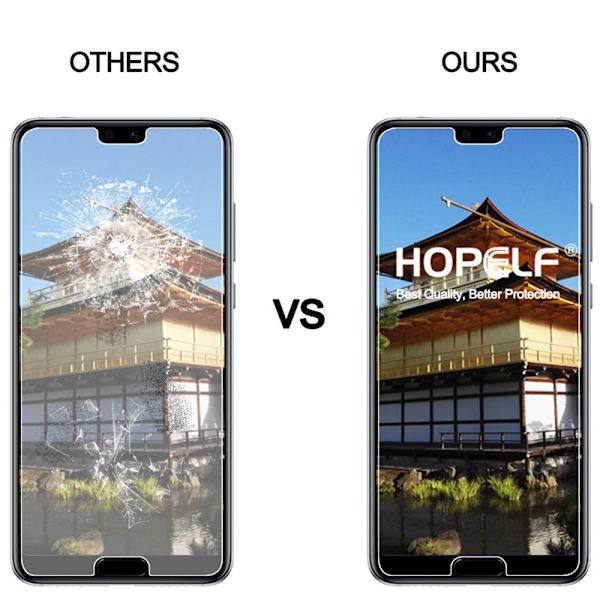 Skärmskydd 4-PACK Standard Screen-Fit HD-Clear P20 Pro Transparent