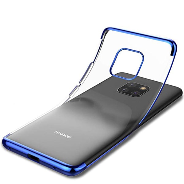 Effektfullt Skal av mjuk Silikon till Huawei Mate 20 Pro Silver