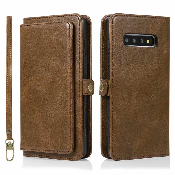 Plånboksfodral - Samsung Galaxy S10 Plus Mörkblå
