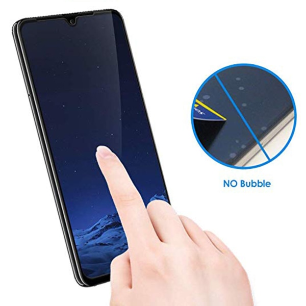 P30 Pro 2-PACK skjermbeskytter FULL-LIM 3D 9H 0,2 mm HD-Clear Svart