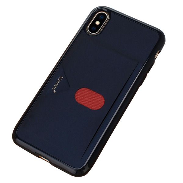 Beskyttende stilig deksel (HANMAN) - iPhone XR Mörkblå