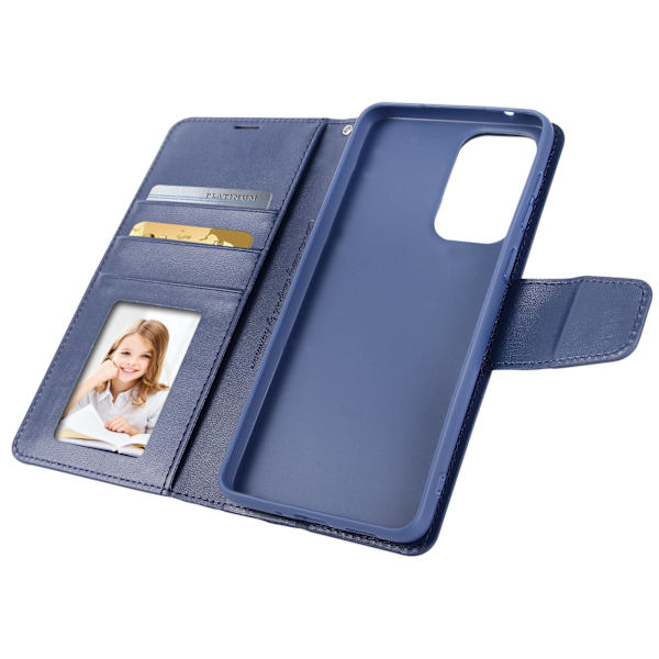Samsung Galaxy A33 5G - Elegant HANMAN Plånboksfodral Guld