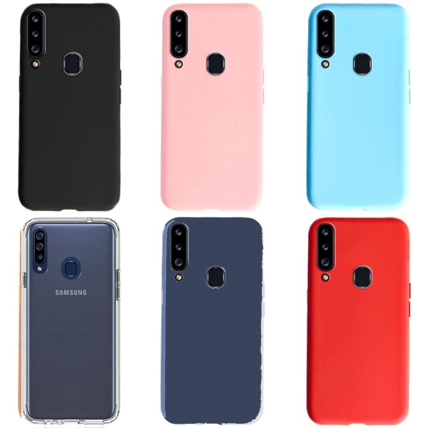Samsung Galaxy A20S - Skyddande Mattbehandlat NKOBEE Skal Grön