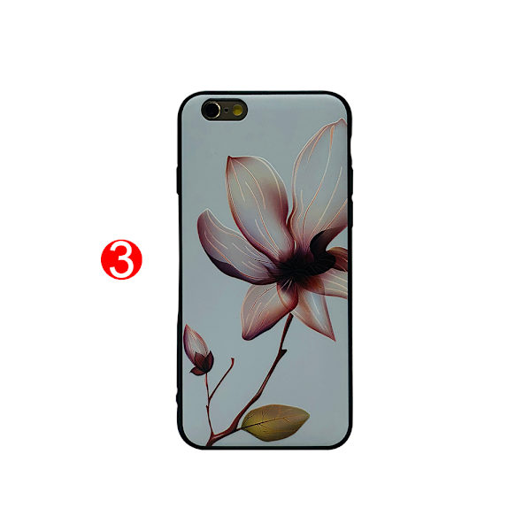 Blommiga Skyddsskal för iPhone 6/6S Plus 3