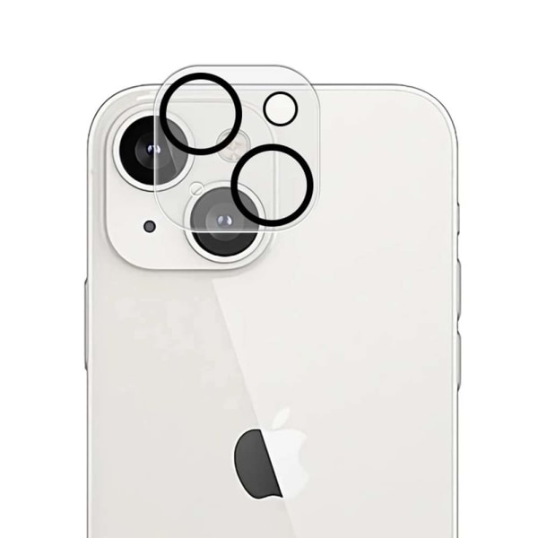2-PACK iPhone 13 Mini 2.5D HD -kameran linssin suojus Transparent/Genomskinlig