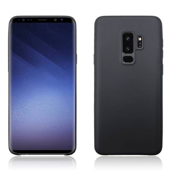 Samsung Galaxy S9+ - Mattbehandlat Skal i Silikon Vit