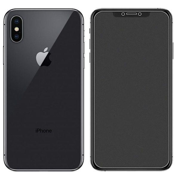 iPhone X/XS Anti-Fingerprints Skärmskydd 0,3mm Transparent/Genomskinlig