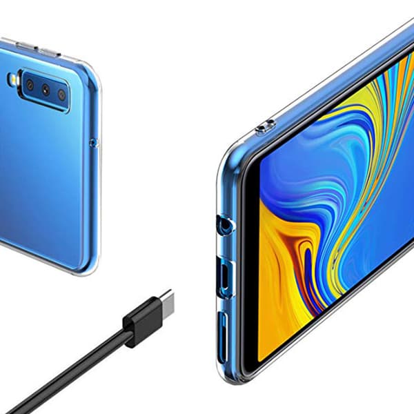 Skyddskal i Silikon - Samsung Galaxy A7 2018 Transparent