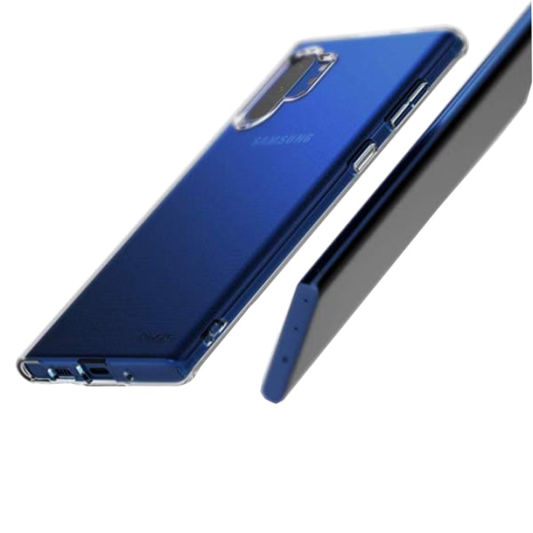 Tukeva suojakuori silikonista - Samsung Galaxy Note 10 Plus Transparent/Genomskinlig