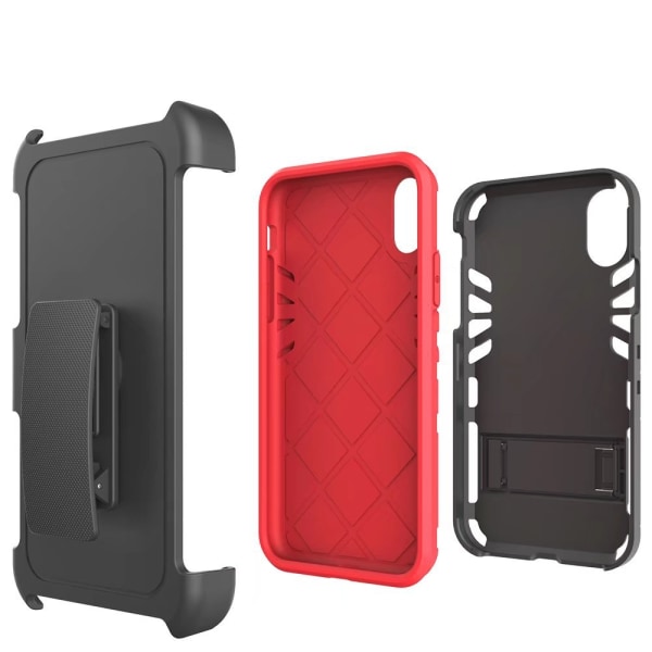 iPhone X/XS - HYBRID Skyddsfodral Blå Blå