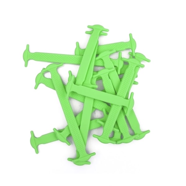 Glatt slitasjebestandige silikon skolisser Grön 12-PACK