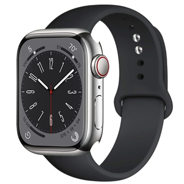 Silikonarmband Hållbart Apple Watch 38mm/40mm/41mm Blå L