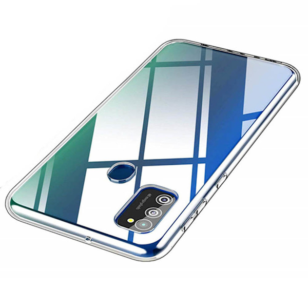 Skyddande Silikonskal - Samsung Galaxy A21S Transparent/Genomskinlig