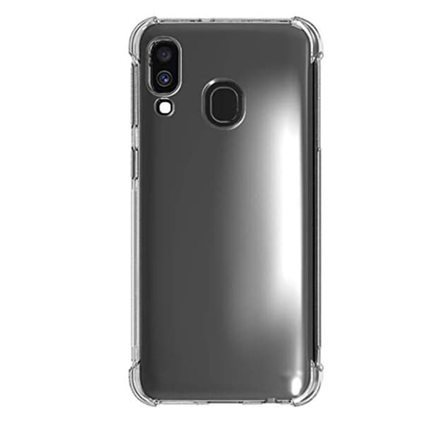 Robust Stilrent Silikonskal - Samsung Galaxy A40 Rosa/Lila