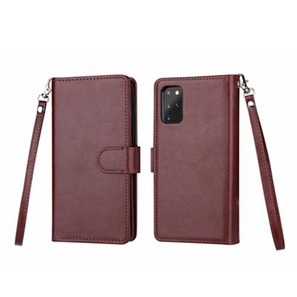 Elegant Plånboksfodral - Samsung Galaxy S20 Plus Svart
