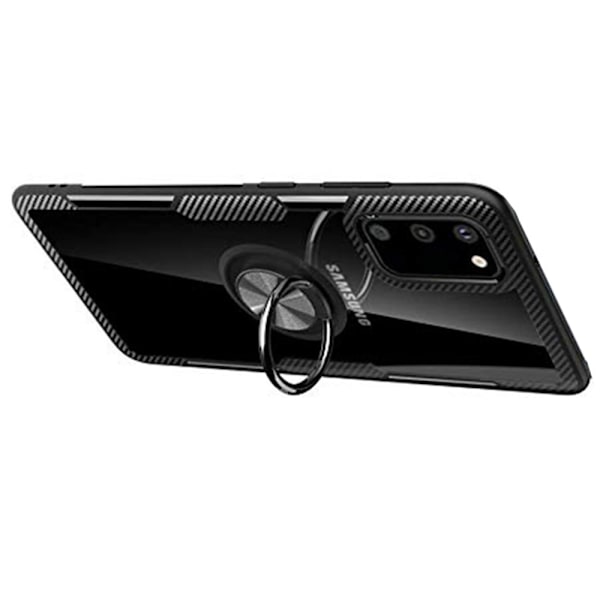 Samsung Galaxy S20 - Praktiskt Skal med Ringhållare LEMAN Blå