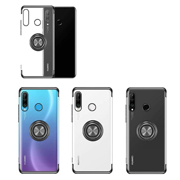 Cover med ringholder - Huawei P30 Lite Röd