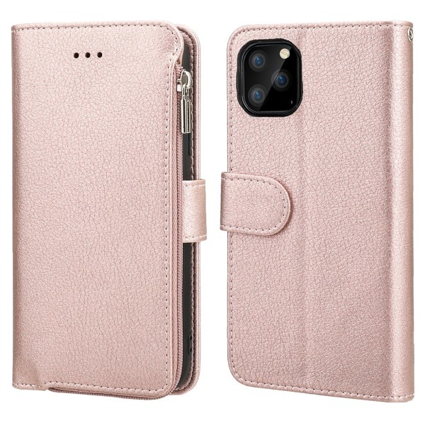 iPhone 11 Pro Max - Praktiskt Pl�nboksfodral Roséguld