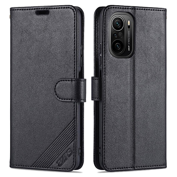Xiaomi Mi 11i 5G - Effektfullt Praktiskt Plånboksfodral Röd