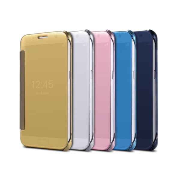Samsung S5 - LEMANS SmartTouch-deksel ORIGINAL (Auto-sleep) Himmelsblå