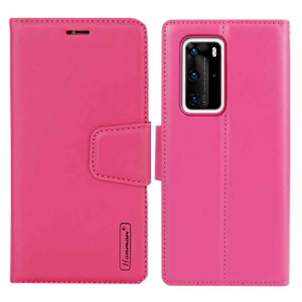 Huawei P40 Pro - Eksklusivt Smooth Wallet Case (HANMAN) Roséguld Roséguld