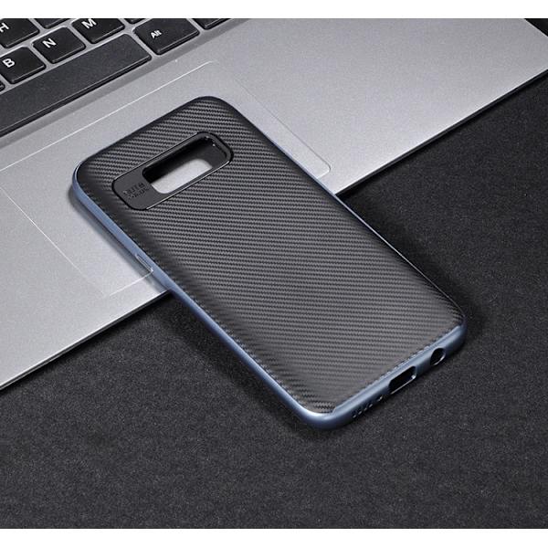 Stilrent skal till Galaxy S8 plus från FLOVEME's (CARBON-serie) Grå