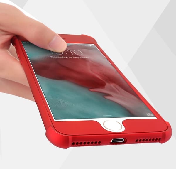 iPhone 7 Plus - Smart Skyddskal (FLOVEME) Guld