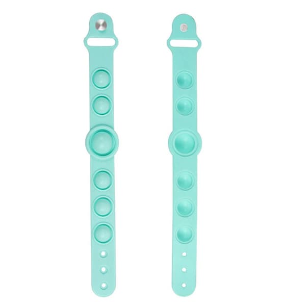 Mjuk Fidget Toy Armband Pop It Simple Dimple Rosa