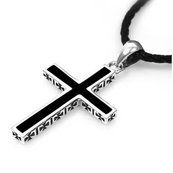 Trendigt korsh�ngande halsband Man Size