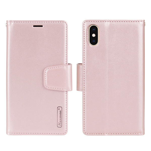 Elegant Plånboksfodral Dubbelfunktion - iPhone X/XS Svart