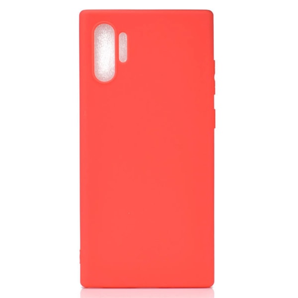 Silikonikotelo - Samsung Galaxy Note10 Plus Röd