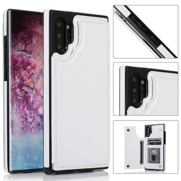 Etui med kortslot - Samsung Galaxy Note10 Plus Brun