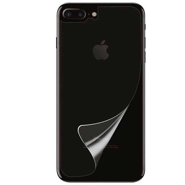 iPhone 8+ näytönsuoja edessä ja takana Pehmeä PET 9H 0,2mm Transparent/Genomskinlig