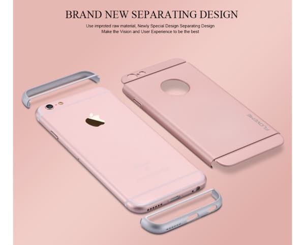 iPhone 6/6S - Stilrent skal från FLOVEME (Original) Silver