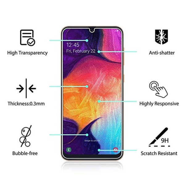 Skärmskydd 10-PACK Standard Screen-Fit HD-Clear Galaxy A40 Transparent/Genomskinlig